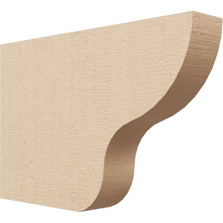 Ekena Millwork 2in. W x 8in. H x 12in. L Greensboro Woodgrain TimberThane Rafter Tail, Primed Tan RFTUR02X08X12GRNRCPR